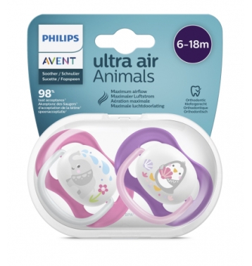 Philips Avent SCF080/08 Ultra Air Emzik Kız 6-18 Ay - Philips Avent