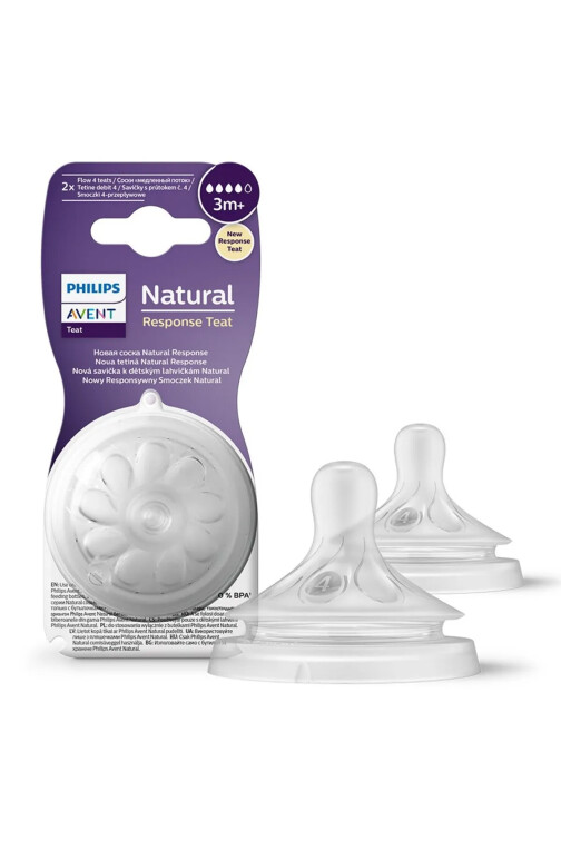 Philips Avent Natural Response 2'li Biberon Emziği, 3 Ay - Philips Avent