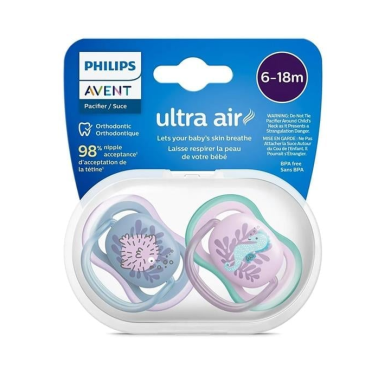Philips Avent SCF085/61 Ultra Air 6-18 Ay 2'li Kız Emzik - Philips Avent