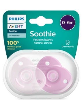Avent SCF099/22 Soothie 0-6 Kız Yalancı Emzik - Philips Avent