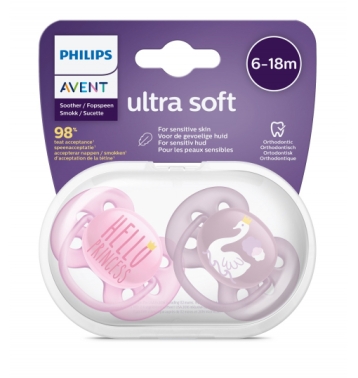 Avent 22302 Ultra Soft Emzik Kız 6-18 Ay - Philips Avent