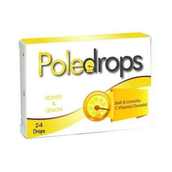Poledrops Ballı Limonlu 24 Pastil - 1