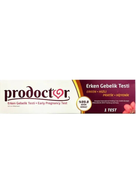 Prodoctor Pratik Erken Gebelik Testi 1 Test - Prodoctor 