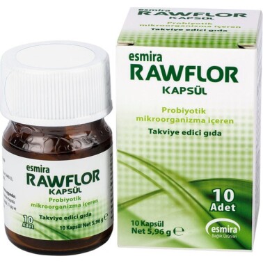 Rawflor Probiyotik 10 Kapsül - Rawflor