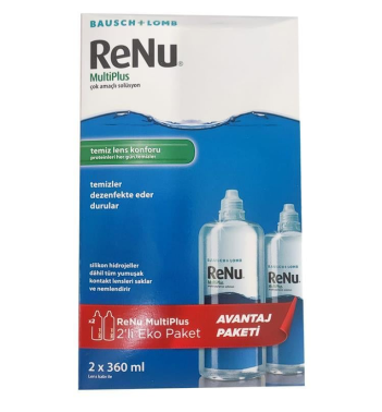 Renu Multiplus Lens Solüsyonu 360 ml - İkili Kofre - Bausch+Lomb