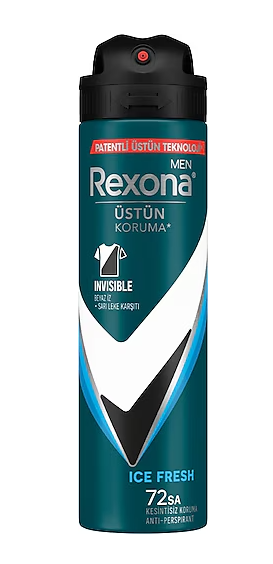 Rexona Üstün Koruma Invisible Ice Fresh 150 ml Erkek Deodorant - 1