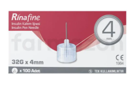 Rina Fine İnsülin İğne Ucu 32G 4 mm - 1