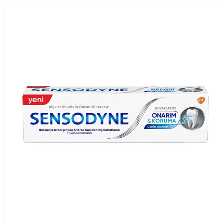 Sensodyne Diş Macunu Derin Onarım Koruma Beyazlatıcı 75 ml - Sensodyne