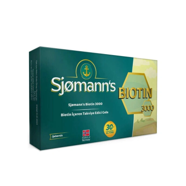 Sjomann’s Biotin 3000 İçeren Takviye Edici Gıda 30 Adet Çiğnenebilir Jel Form - Easyvit