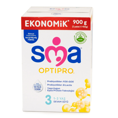 Sma Optipro 3 Devam Sütü 900 g (2 Paket x 450 g) - SMA