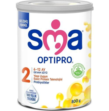 SMA Probiyotikli Sma Optıpro 2 Numara 800 gr 6-12 Ay Devam Sütü - SMA