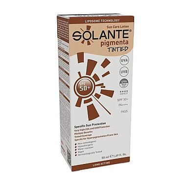 Solante Pigmenta Lekeli Ciltler için Renkli 150 ml 50 Faktör Güneş Losyonu - Solante