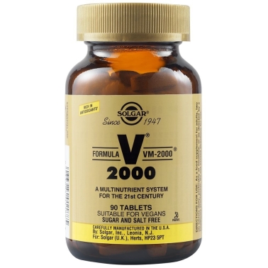 Solgar VM 2000 Multivitamin 90 Tablet - Solgar