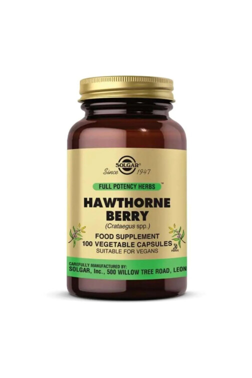 Solgar Hawthorne Berry 100 Kapsül - Solgar