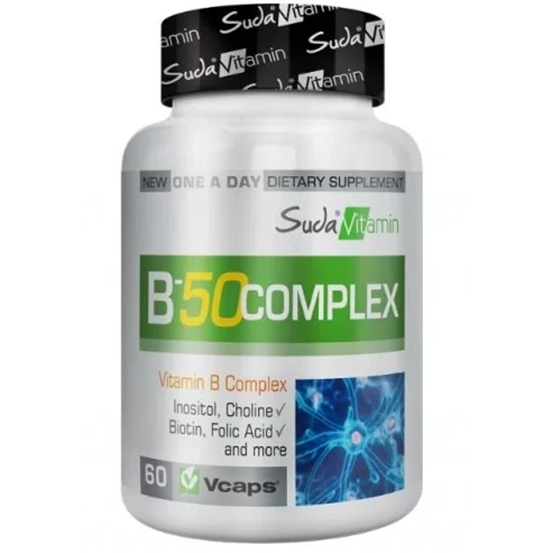 Suda Vitamin B-50 Complex 60 Kapsül - Suda Vitamin