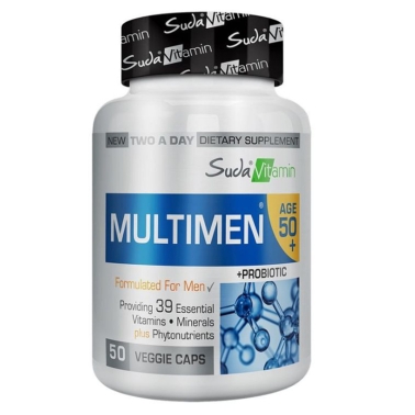 Suda Vitamin Multimen 50+ 50 Kapsül - Suda Vitamin
