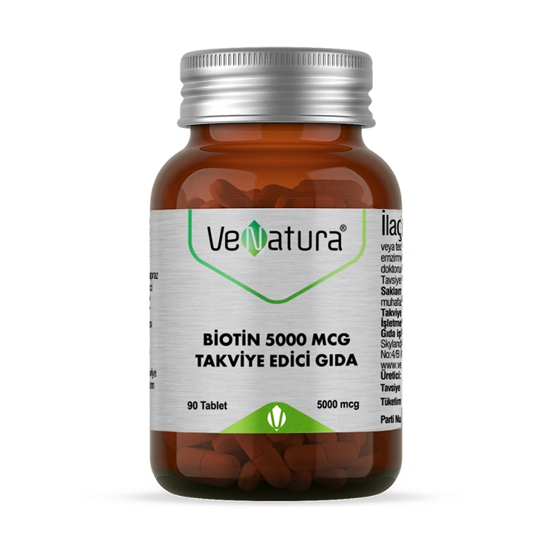 Venatura Biotin 5000 mcg 90 Tablet - VeNatura