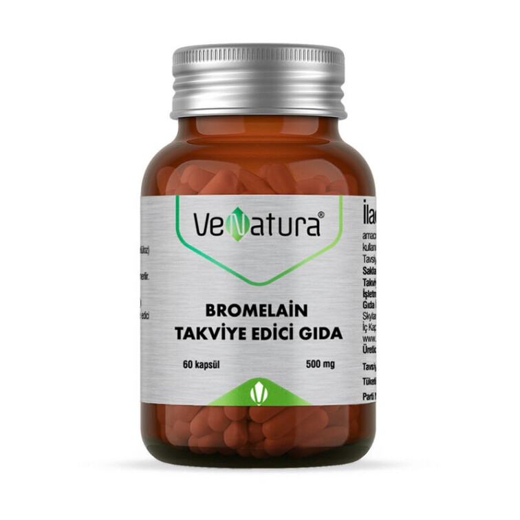 VeNatura Bromelain Takviye Edici Gıda 60 Kapsül - VeNatura