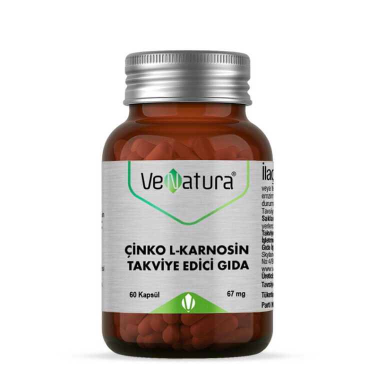 Venatura Çinko L-Karnosin 60 Kapsül - 1