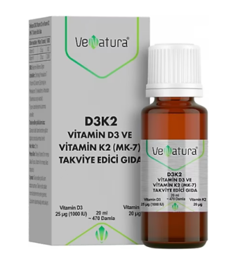 Venatura D3K2 Damla 20 ml - VeNatura