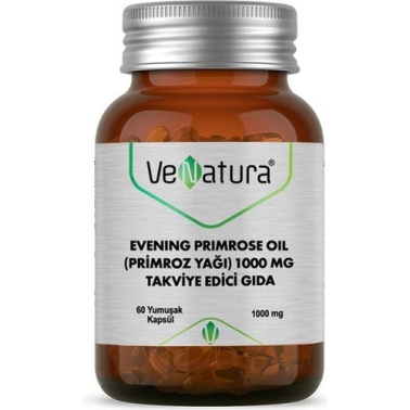 Venatura Evening Primrose Oil Primroz Yağı 60 Kapsül - VENATURA