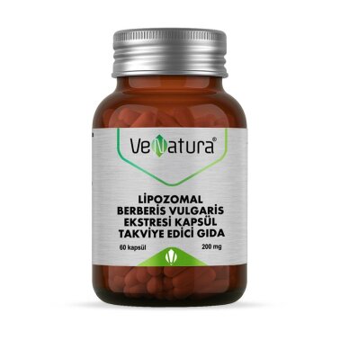 Venatura Lipozomal Berberis Vulgaris Ekstresi 60 Kapsül - VeNatura