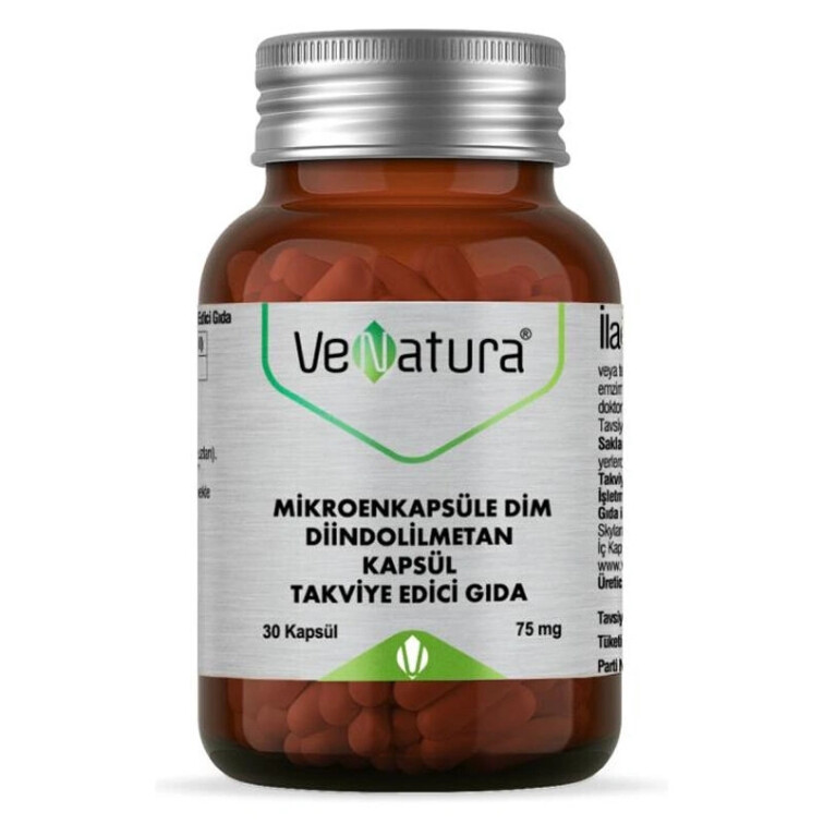Venatura Mikroenkapsüle Dim Diindolilmetan Takviye Edici Gıda 30 Kapsül - VeNatura