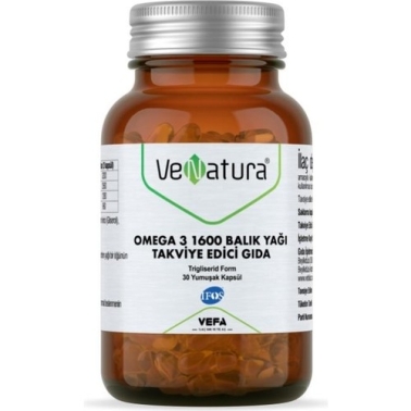 Venatura Omega-3 1600 mg 30 Kapsül - VeNatura
