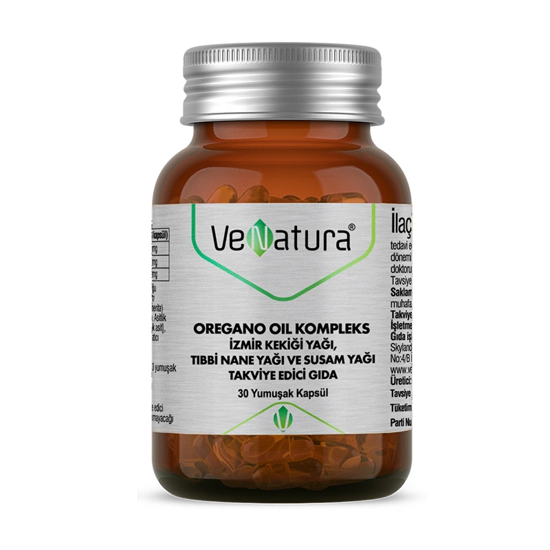Venatura Oregano Oil Kompleks 30 Yumuşak Kapsül - VeNatura