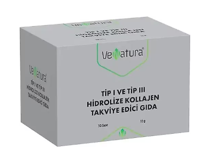 Venatura Tip I ve Tip III Hidrolize Kollajen 30 Saşe - 1