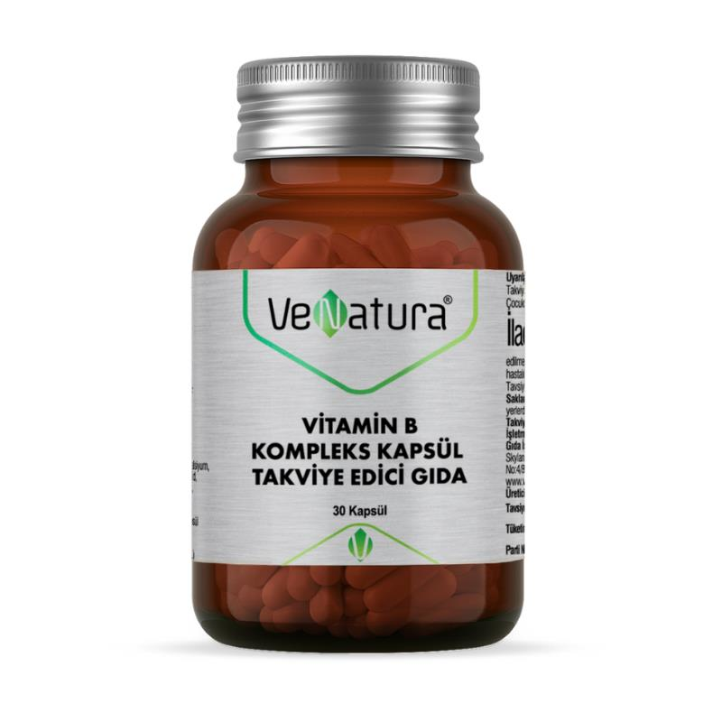 Venatura Vitamin B Kompleks 30 KapsüL - VeNatura
