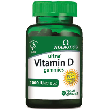 Vitabiotics Ultra Vitamin D Gummies 1000 IU 50 Kapsül - Vitabiotics
