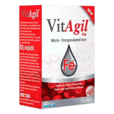Vi̇tagi̇l Fer Demi̇r Damla 15 ml - VitaGlucan+