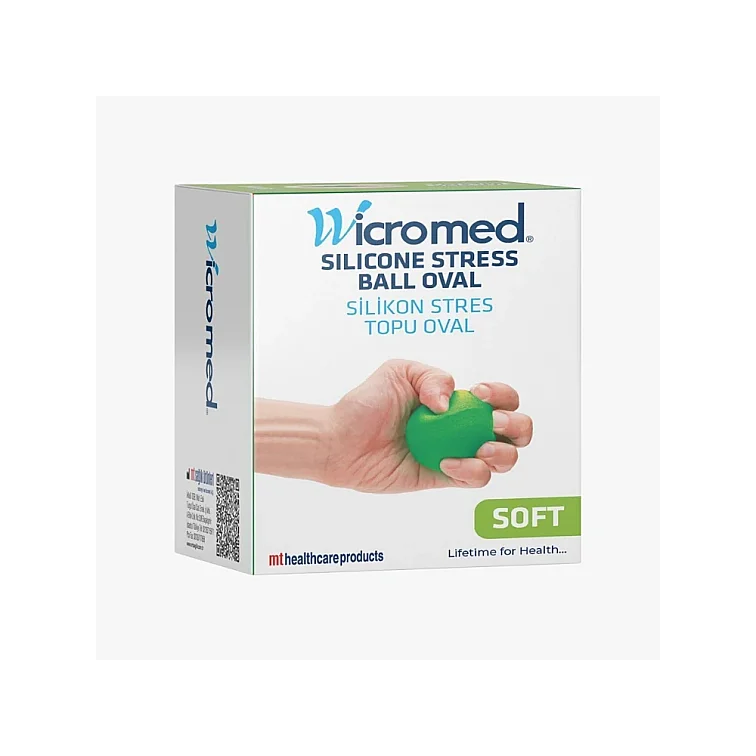 Wicromed Stres Topu Silikon Oval Yeşil - 1