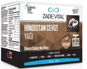 Zade Vital Hindistan Cevizi Yağı 40 ml - Zade Vital