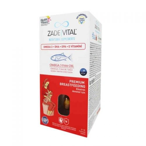 Zade Vital Omega 3 50 Kapsül - Emziren Anneler İçin - Zade Vital