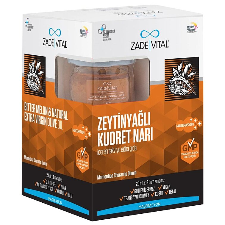 Zade Vital Zeytinyağlı Kudret Narı 8x20 ml - 1